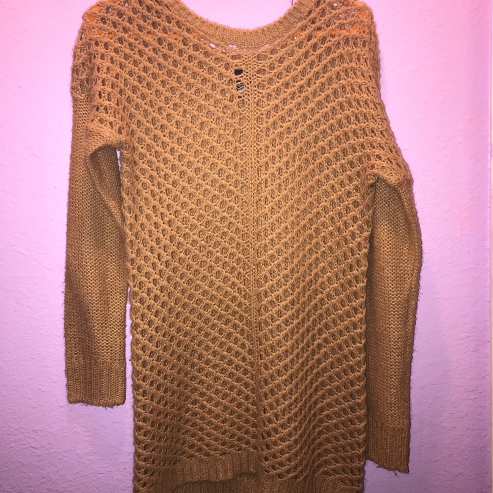 Long See through Winter Sweater